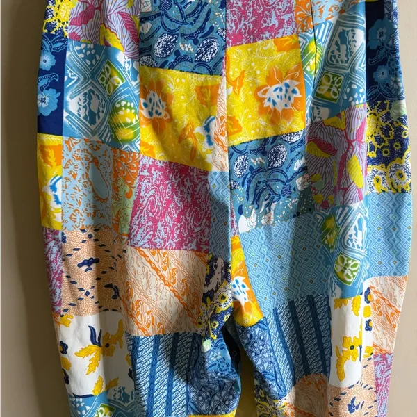 Cider Colorful Patchwork Pattern Pants xl - Image 10