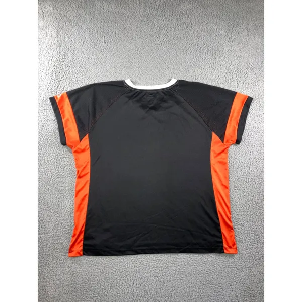 Majestic NFL Cincinnati Bengals‎ Draft Me V Neck Shirt Women 2X Short Sleeve - Image 2
