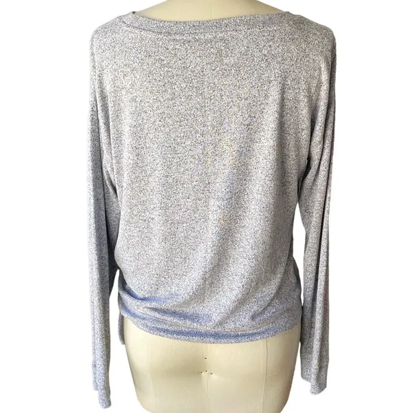 J.CREW Lightweight Charcoal Gray Waist Tied Summer Sweater ~ Womens Size LARGE - Image 2