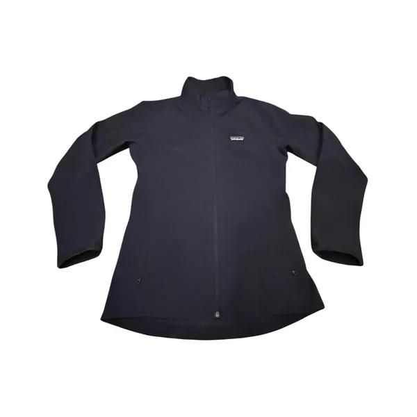 Patagonia Worn Wear Women's Full‎ Zip Jacket Blue Softshell Lightweight Outdoor - Image 3