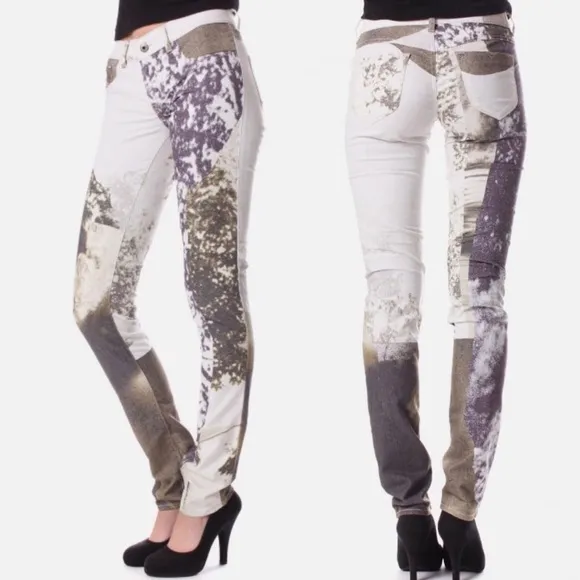 Diesel Livier SP Low Waist Super Slim Jeggings - Image 2