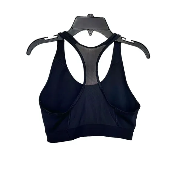 Adidas Top Cropped Activewear Sz Small Womens Sports Bra Logo Mesh Work Out Gym - Image 7
