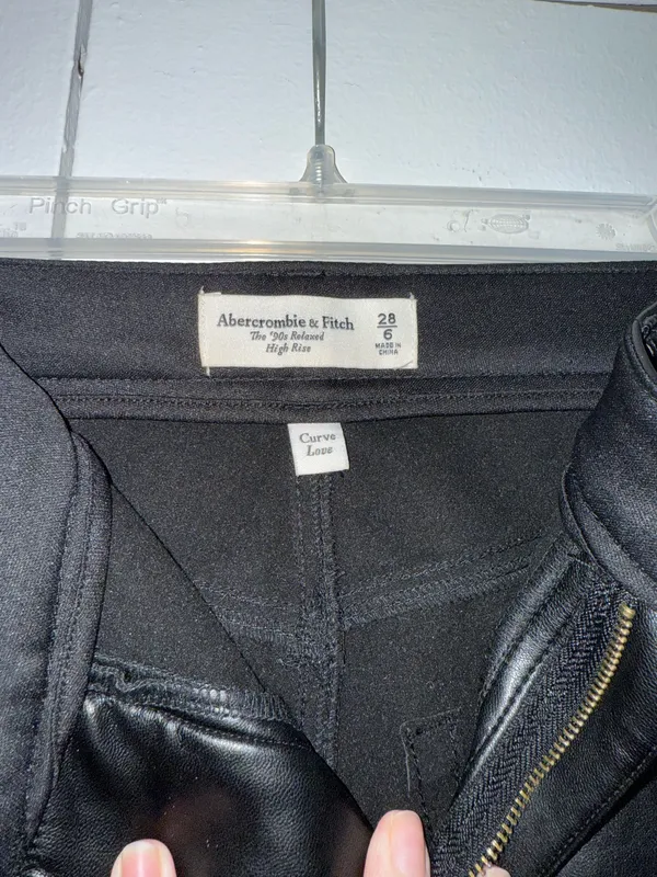 Abercrombie Leather Pants Straight - Image 5