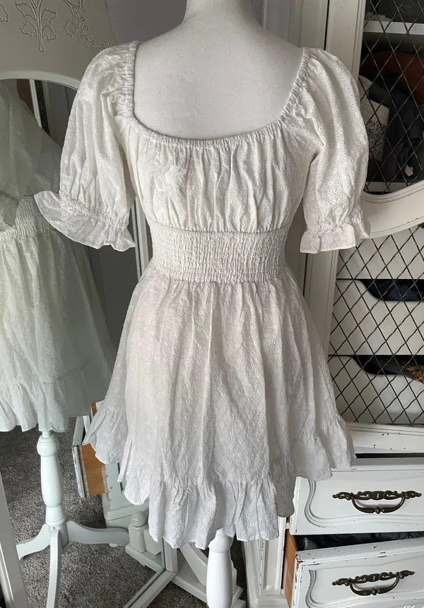 Altar'd State White Mini Dress - Image 4