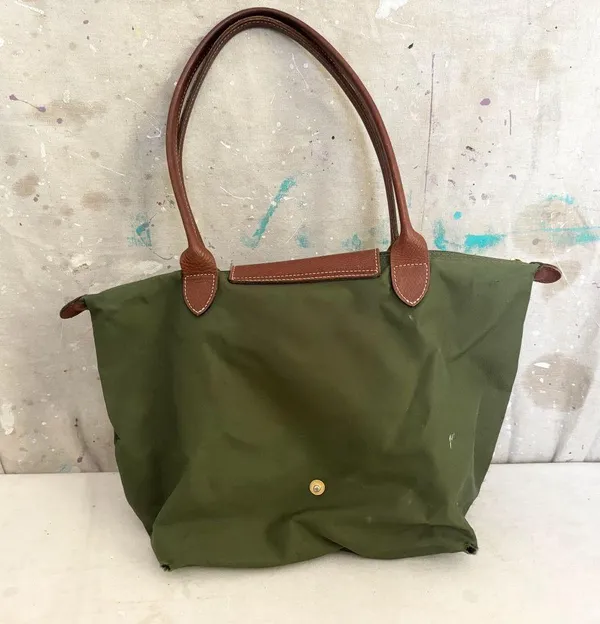 Longchamp Small Le Pliage Tote, Dark Green - Image 4