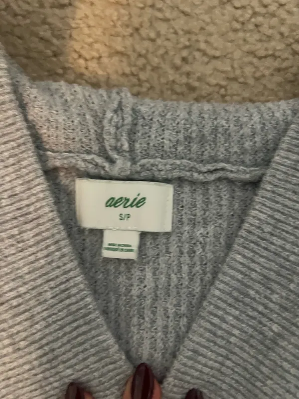Aerie Sweater Grey - Image 2