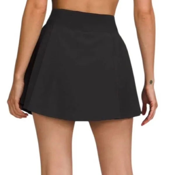 Lululemon Side-Pleat High-Rise Tennis Skirt Black size 4 - Image 2