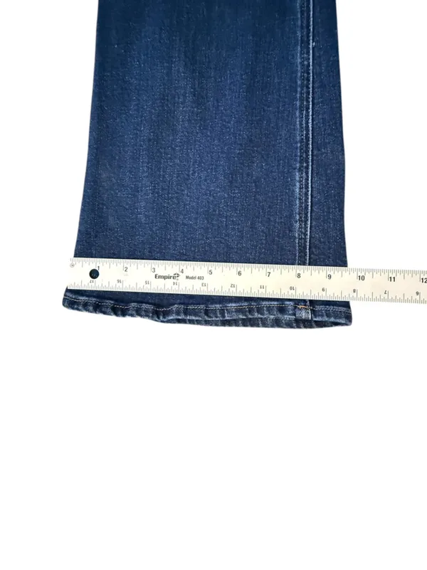 Quince Luna Stretch Flare Jeans Midnight Blue Women’s Size 31 x 32 High Rise - Image 14