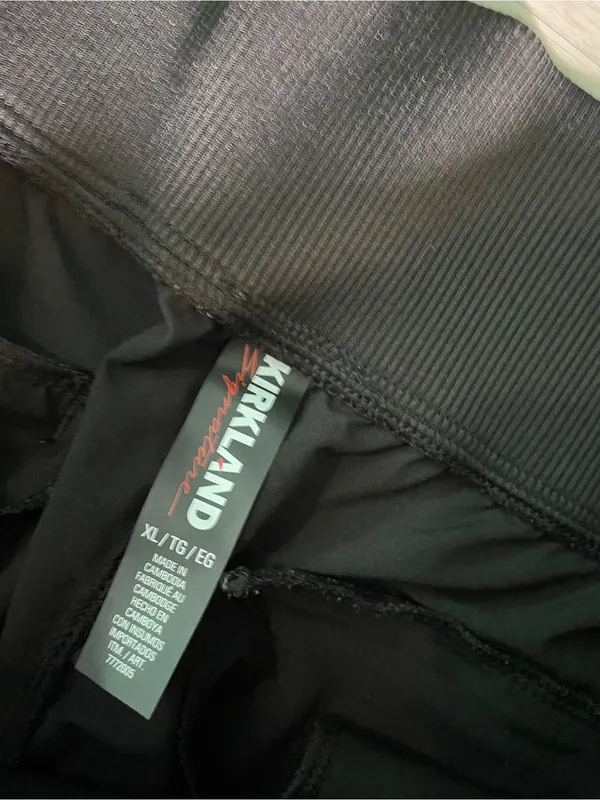 Kirkland Signature Black athletic Pants - Image 2