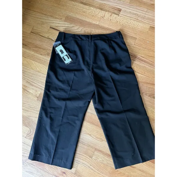SANDRO Black Capris Cropped Pants Sportswear‎ M - Image 2