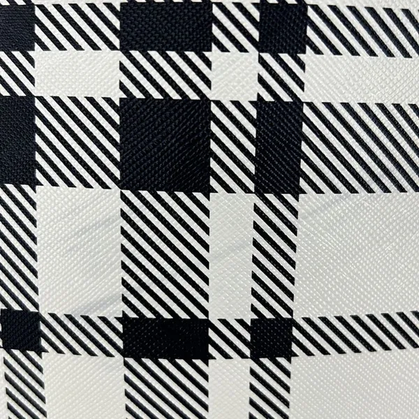 Plaid tote bag  - Image 3