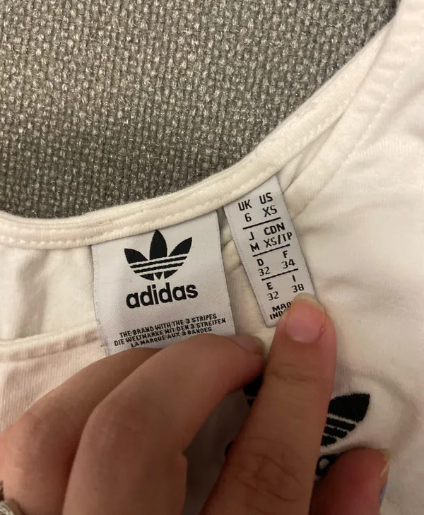 Adidas White Top - Image 2