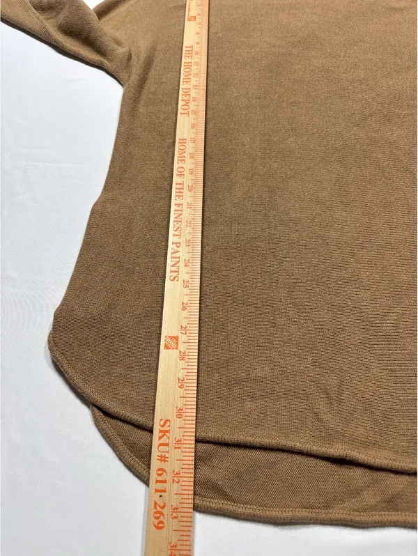 Michael Kors Cozy Camel Knit Sweater with Side Zipper - Size - Image 4