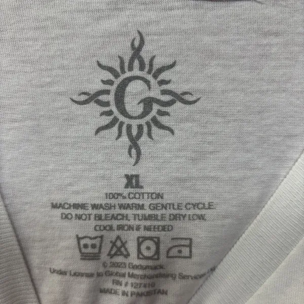 Godsmack Sun logo White T-Shirt XL - Image 4