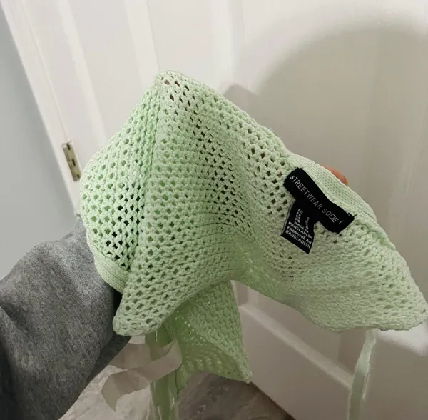 Charlotte Russe Mint Green Knit Crop Top - Image 2
