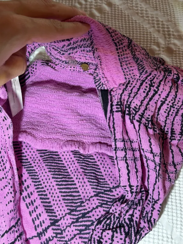 Free People Bandana Top in Black and Purple - Image 3
