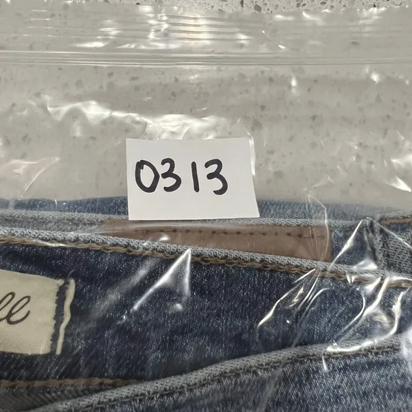 Madewell Size 26 Jeans 9" Mid Rise Skinny Crop Button Front Tencel Denim Edition - Image 13