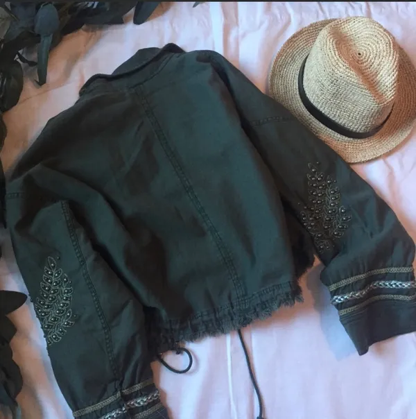 Free People cropped military jacket - Image 4