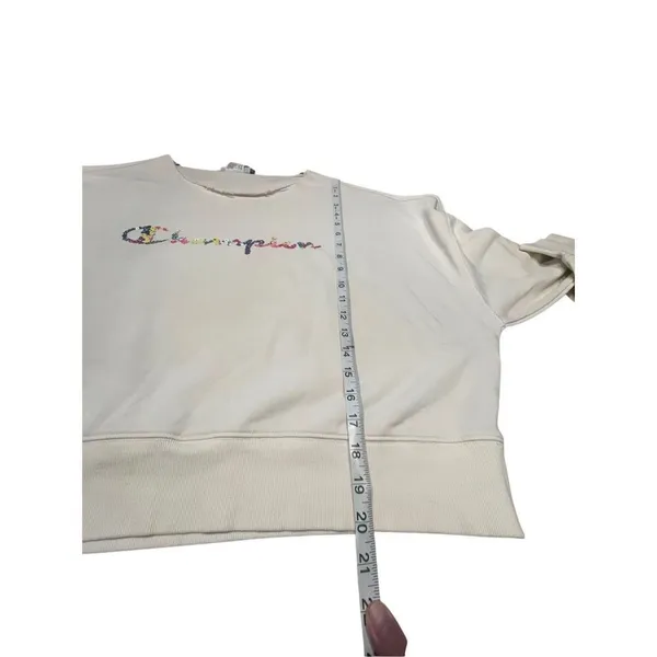 Champion Cream Crop Sweatshirt Sz XL NWOT - Image 4