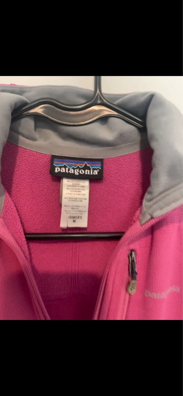 Pink Patagonia Zip Up Vest  - Image 2