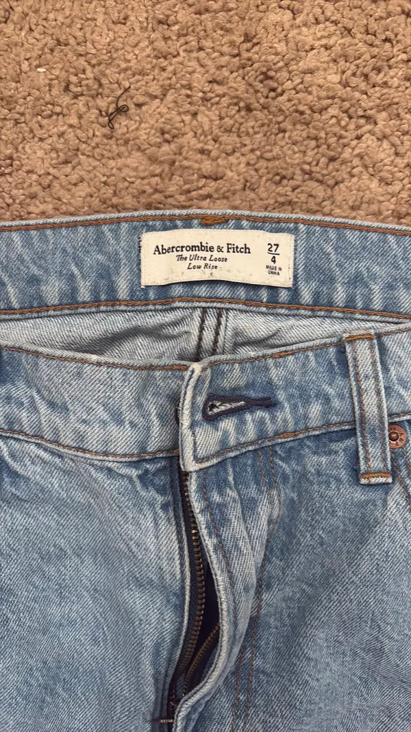 Abercrombie Ultra Loose Low-Rise Jeans - Image 2