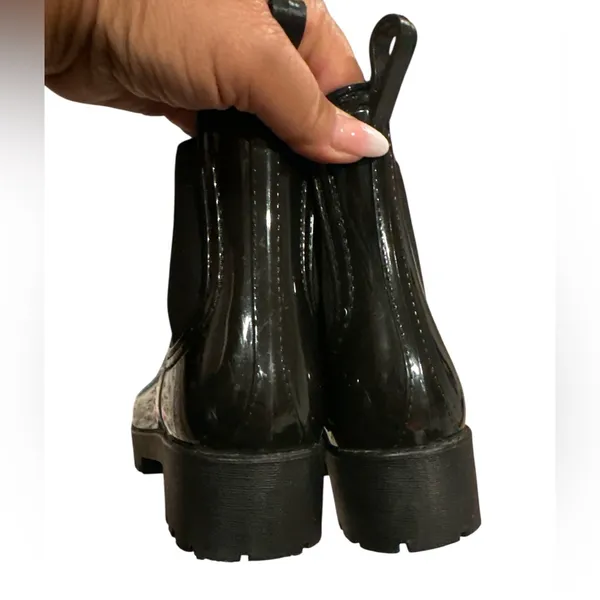 Jeffrey Campbell Sleek Black Women’s Rain Boots 8 - Image 5