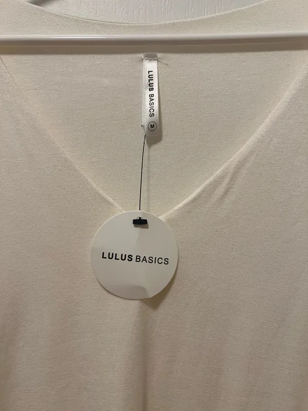 White V-Neck Bodysuit Lulus - Image 3
