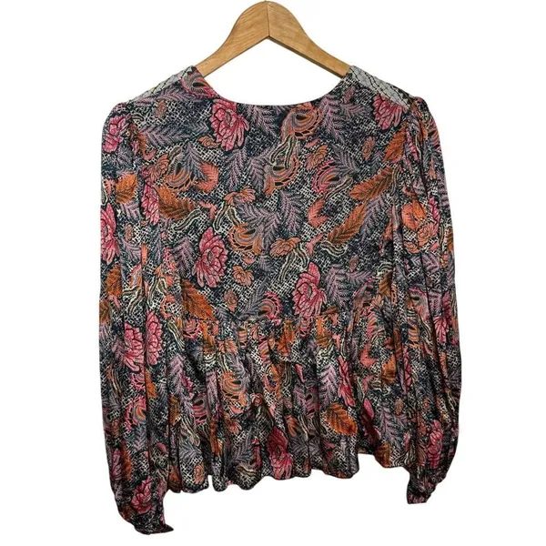 Anthropologie Verb Pallavi Long Sleeve Flowy Blouse Sz. M - Image 6
