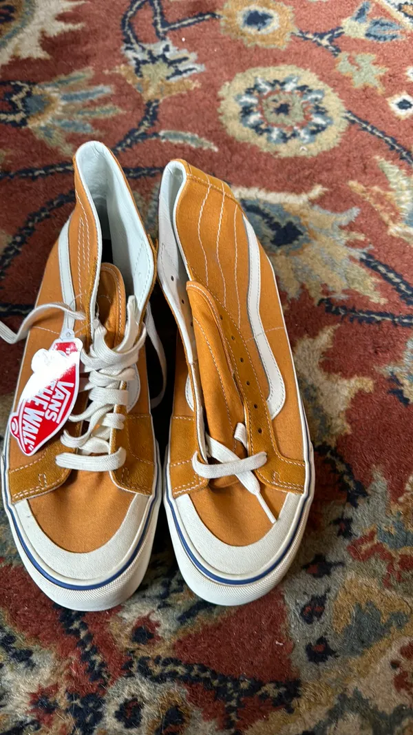 NWT Van’s Off The Wall Golden High Tops - Image 2