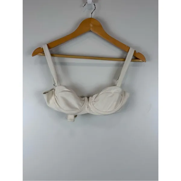 Monday Swimwear Clovelly Top Ivory Women's Size Small - Image 2