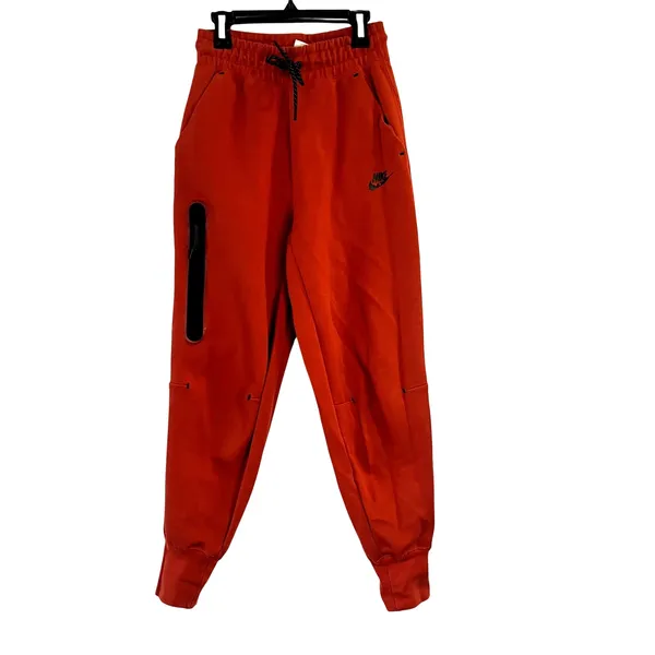 Nike Tech Fleece Jogger Pants Women's Size XS Red - Image 3