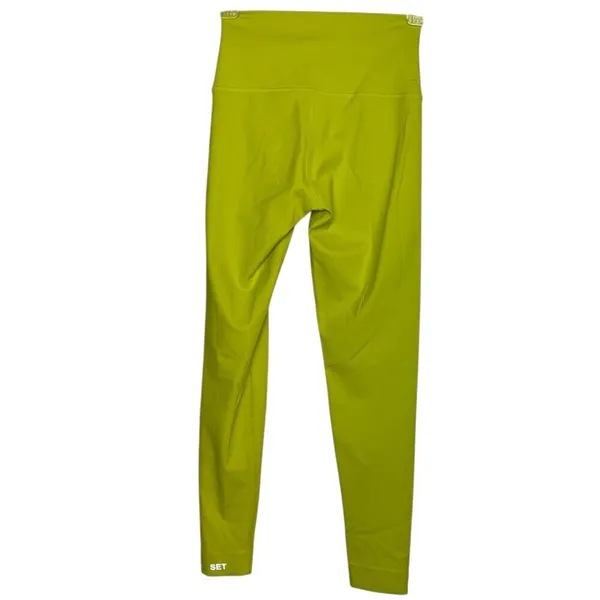 Set Active Women's XS Leggings Neon Limeade Green Sportbody Hi-Rise Sporty‎ - Image 2