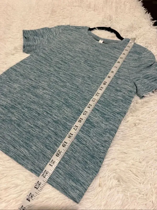 Athleta In Motion Tee in Heather Blue XS - Image 4