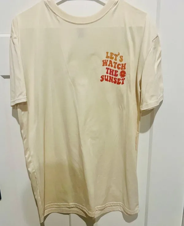 Let’s Watch The Sunset Short Sleeve Graphic Tee XS - Image 7