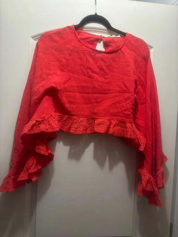 Lane 201 bat wing crop top - Image 2