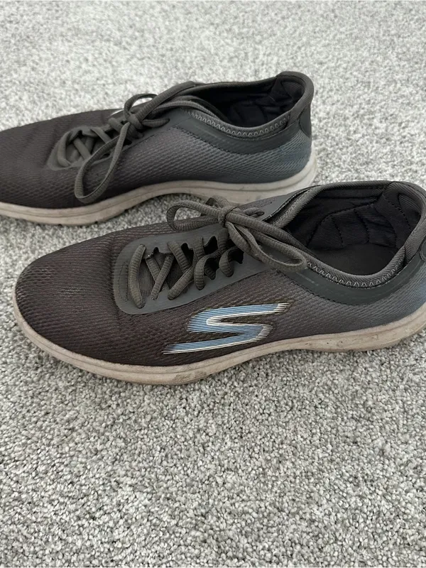 Skechers Quick Fit Gray Sneakers women’s size 9 shoes - Image 3