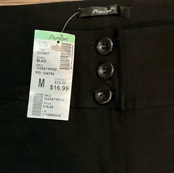 Black Pants M - Image 2