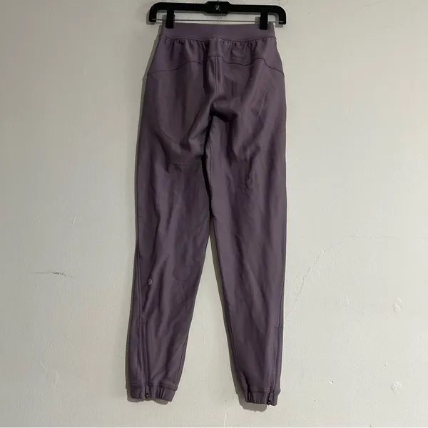 Lululemon Adapted State High-Rise Fleece Jogger Full Length Purple Ash Size 0 - Image 2