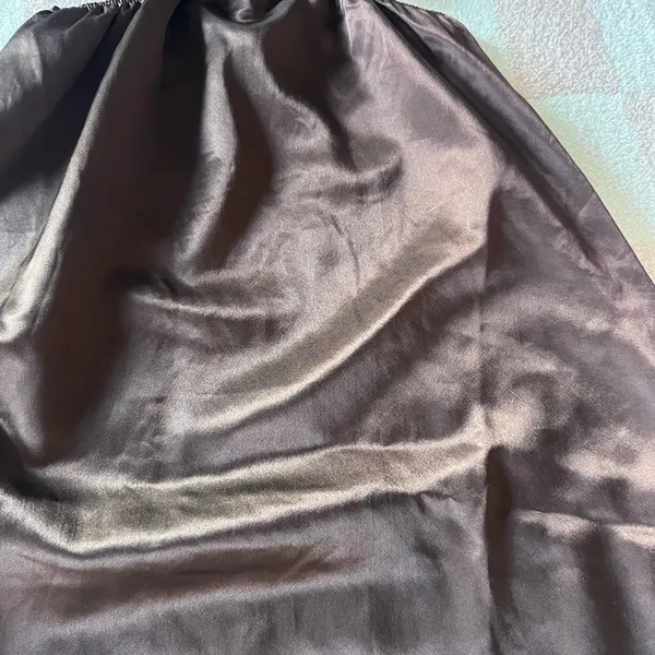 H&M Divided Brown Satin Dress - Image 2