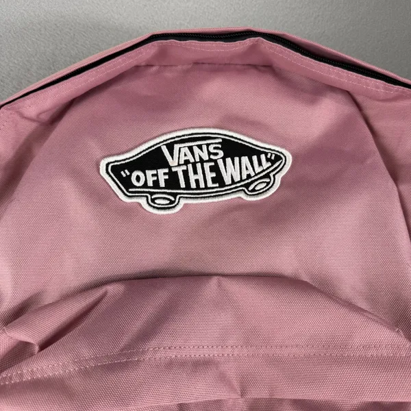 Vans Realm Backpack Pink Off The Wall Logo School Bag Laptop Sleeve Canvas - Image 7