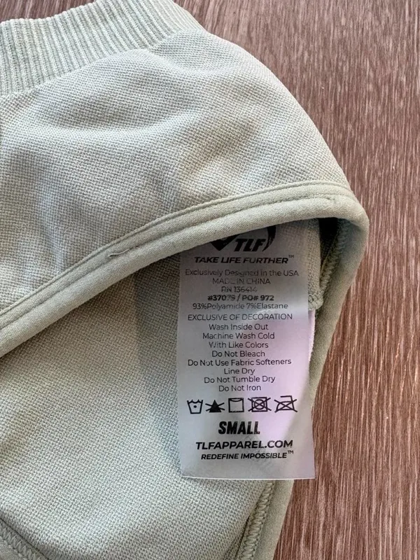 TLF Sports Bra Matcha Green - Image 3
