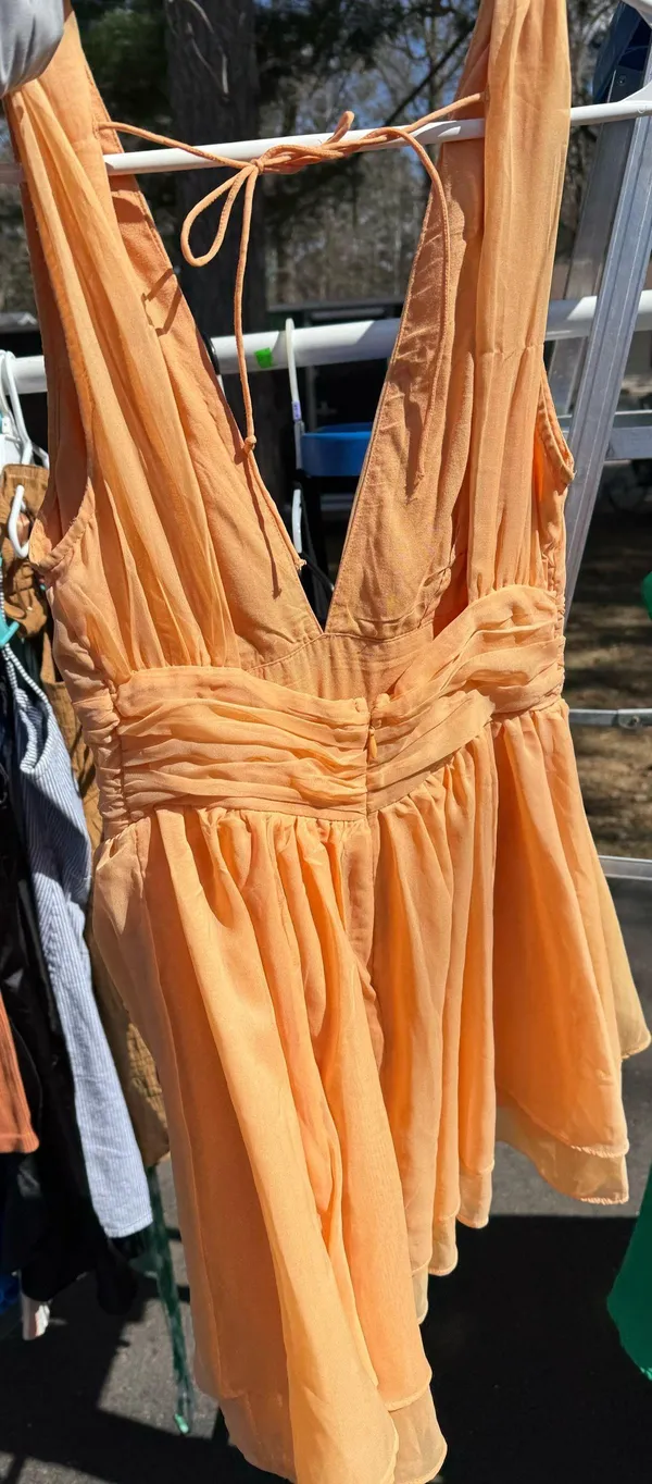 Abercrombie and fitch orange dress - Image 5