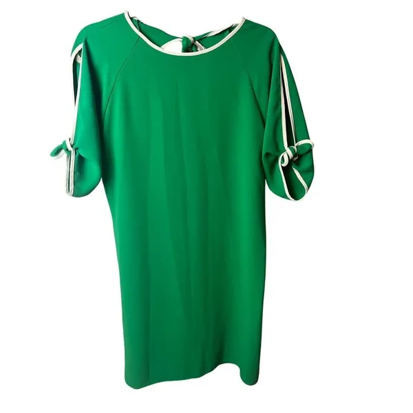 Amanda Uprichard Green Cut Out Sleeve Dress Sz. S - Image 2