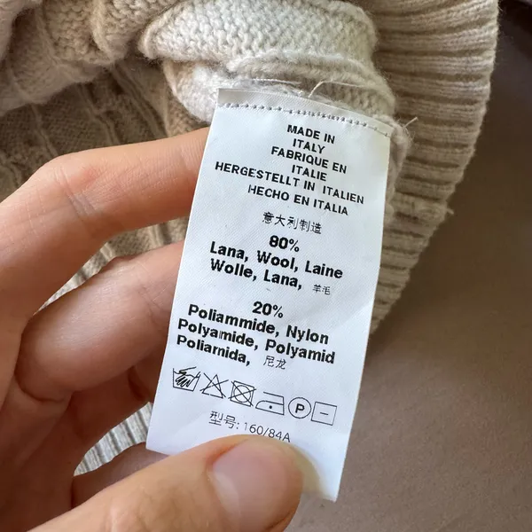 Brandy Melville OLSEN WOOL CABLE KNIT CARDIGAN - Image 10