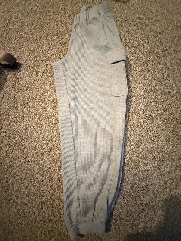 Aerie Waffle Knit Joggers Cargo - Image 2