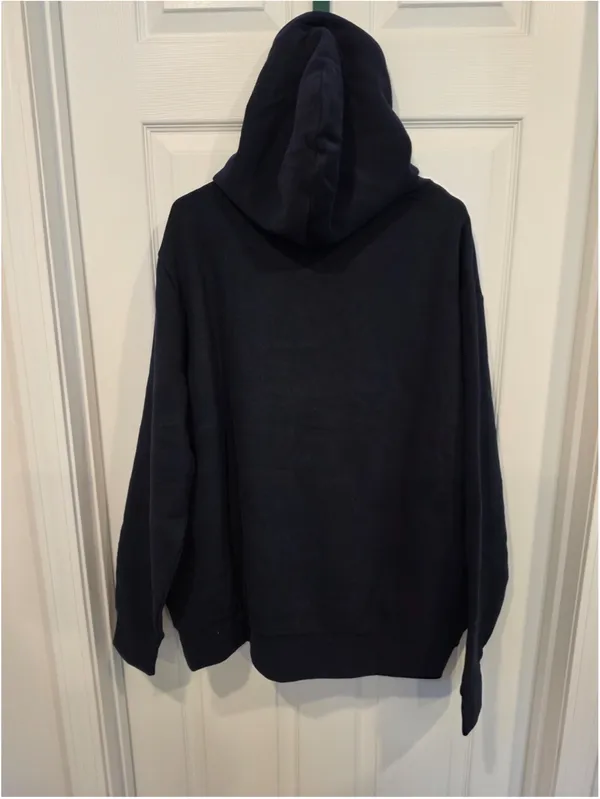 NWT Polo by Ralph Lauren Navy Big Pony Men’s Hoodie With Patchwork Size-XL - Image 3