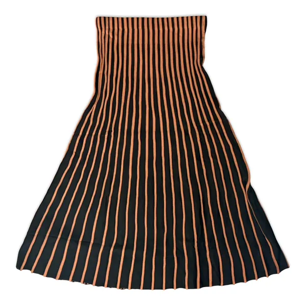 STAUD Alesia Tan Black Graduating Rib Knit Sweater Maxi Skirt Size M NEW Tags - Image 8