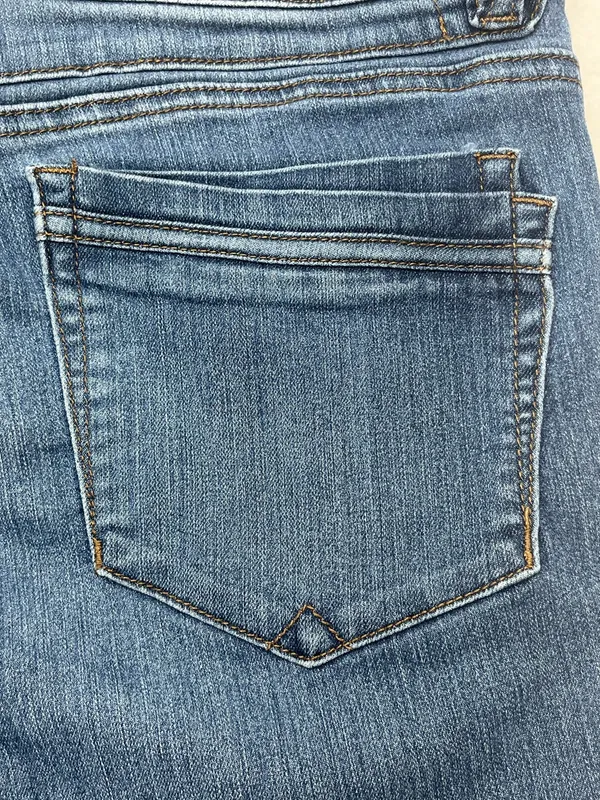 Democracy Womens Blue Skinny Ab Technology Medium Wash Denim Jeans Size 10 - Image 8