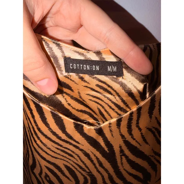 Cotton On Zebra Print Spaghetti Strap Top - Image 2