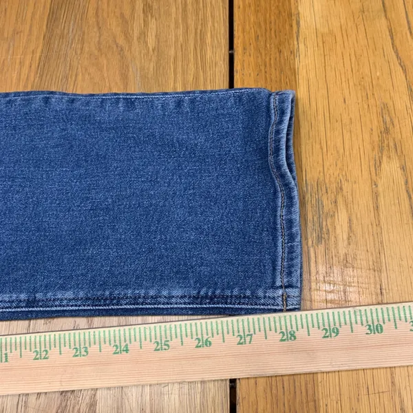 American Eagle Mom Jeans‎ Womens 10 Long Medium Wash High Waisted Stretch Denim - Image 4
